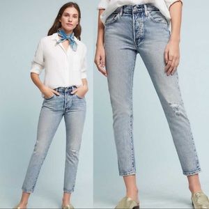 Levi’s 501 Skinny Selvedge Jeans in Summer Dune 24